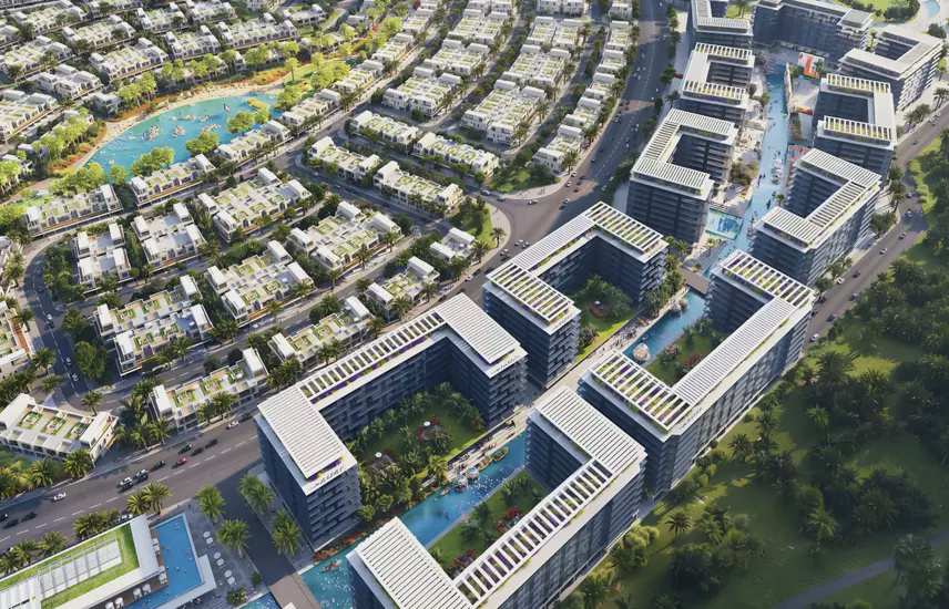 شقة بغرفتي نوم في ريفرسايد فيوز رويال 1 بمجتمع داماك ريفرسايد في مجمع دبي للاستثمار 2