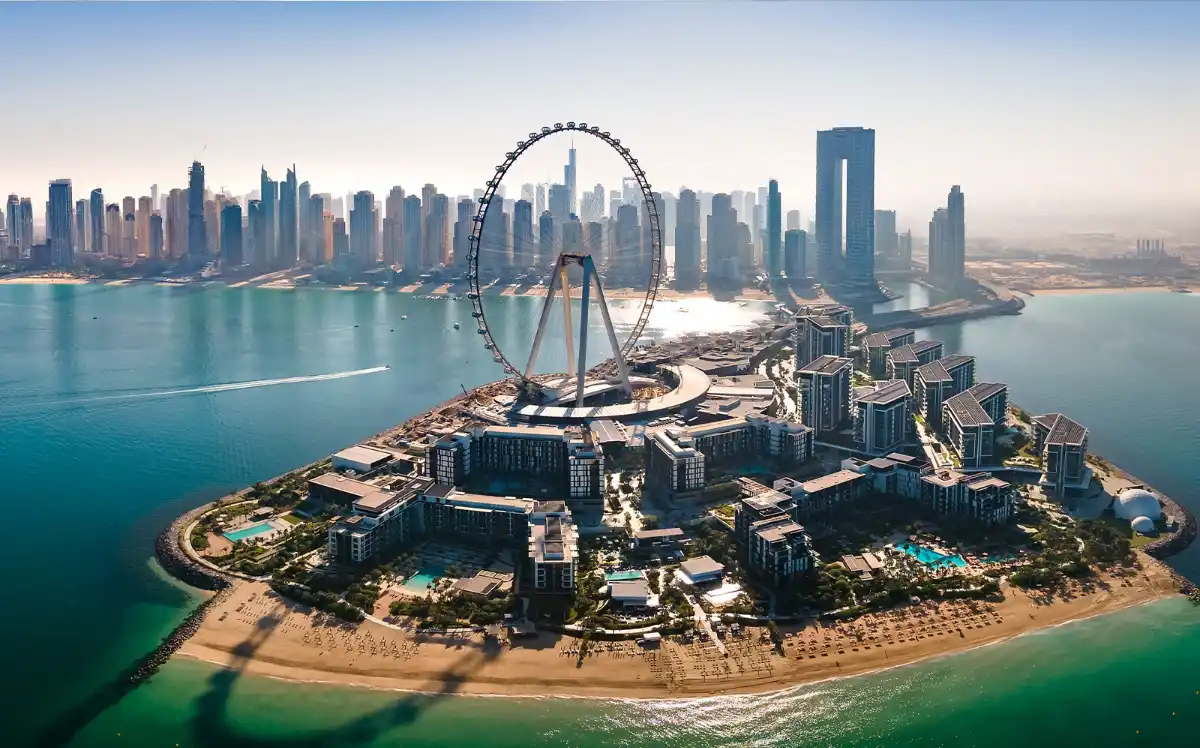 چشم‌انداز ۳۶۰ درجه دبی از Ain Dubai