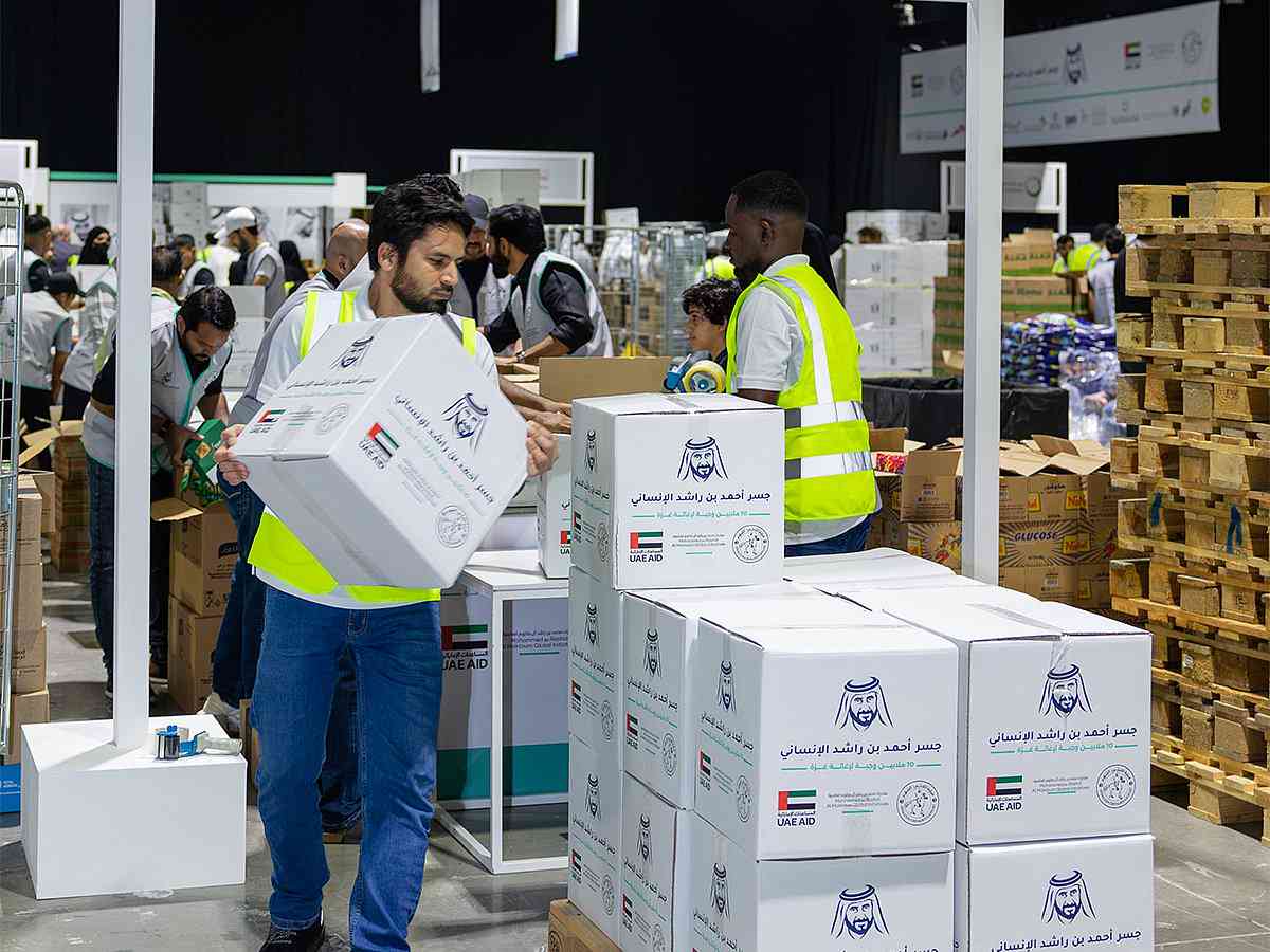 Dubai's sports community joins "Ahmed bin Rashid Humanitarian Bridge" for Gaza
