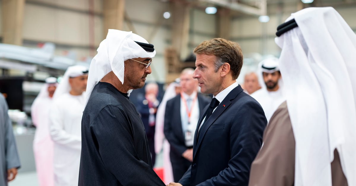 Sheikh Mohamed and Macron Tour Abu Dhabi Defence Firms, Sign Strategic Pacts